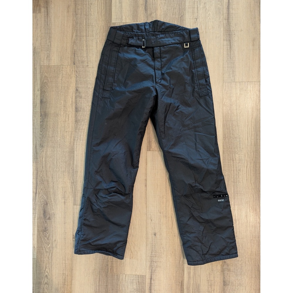 Vintage Hard Corps Gore-Tex Ski Snow Pants Men's L Black Insulated Waterproof